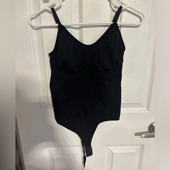 Black Shapewear Thong Bodysuit XL - Picture 1 of 5